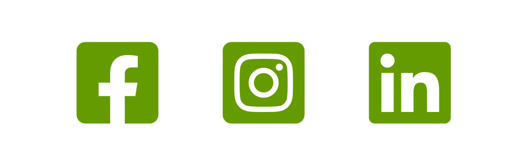 social icons green